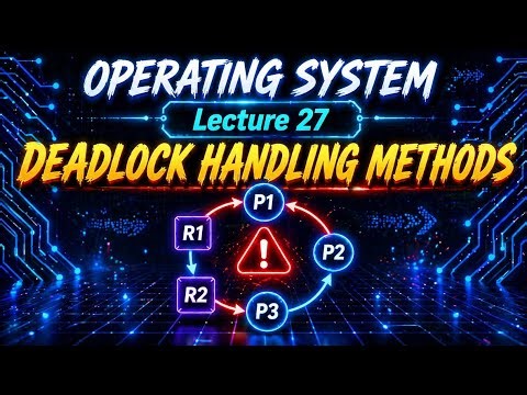 Deadlock handling methods in operating system | Deadlock avoidance | Deadlock Detection