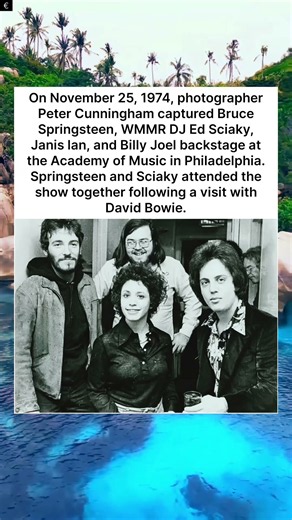 Bruce Springsteen & Billy Joel in 1974 🎸 A Rare Backstage Meeting of Rock Legends!