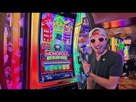 MOST INCREDIBLE Session Of My Life! Monopoly Big Board Bucks Slot!