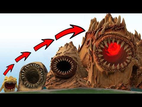 NEW EVOLUTION OF BEACH EATER ALL PHASES VS ALL MONSTERS In Garry's Mod!