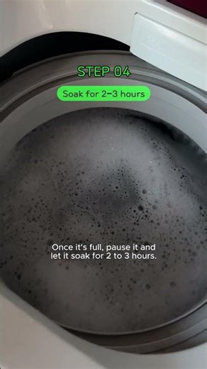 Just do this once a month for your top-loading washing machine!