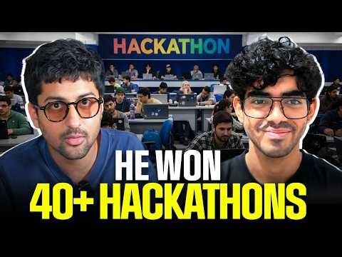 He Won 40+ Hackathons and Moved to the US 🇺🇸 Here is The Blueprint.