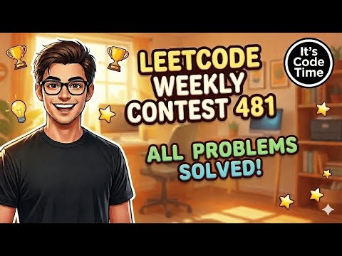 Leetcode Weekly 481 (1-4) All solutions #leetcode #coding #codingcontest