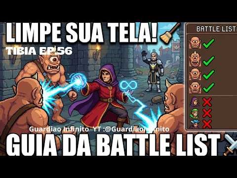 Tibia: (Ep. 56) COMO CONFIGURAR A BATTLE LIST! ⚔️ Filtros Essenciais e o Resgate do Royal Executer