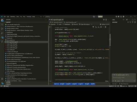 Predict a Numerical Value Using Regression