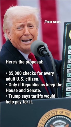 Will Trump's $5,000 promise become a reality? #shorts