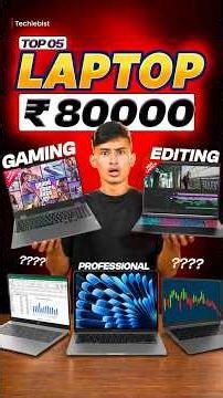 Top 5 Best Laptops Under ₹80,000 💻🔥 Gaming & Editing King! #Shorts
