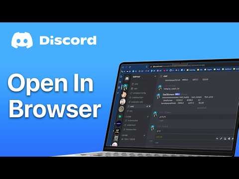 How To Open Discord In A Browser (Discord Web)