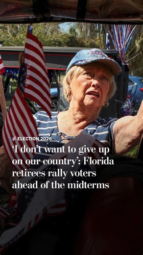 ‘I don’t want to give up on our country’: Florida retirees rally voters ahead of the midterms