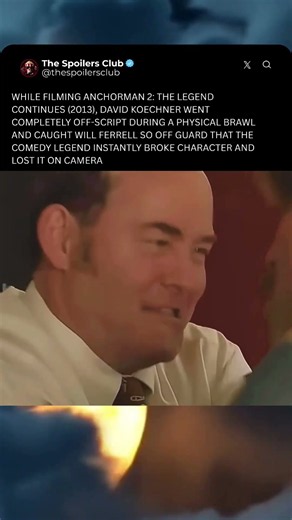When David Koechner Completely Broke Will Ferrell On Set #anchorman #willferrell #comedy #shorts