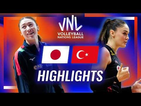 Japan 🇯🇵 vs. Türkiye 🇹🇷 - Highlights | Week 3 | Women's VNL 2026
