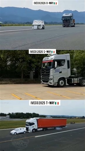 IVECO 2026 S-WAY vs X-WAY: New Generation Emergency Braking Challenge