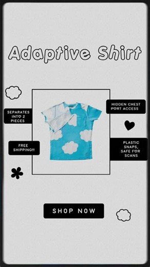 Adaptive clothing designed for hospital stays, recovery, or daily wear.