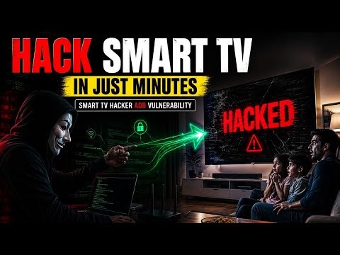 HACK ANY TV IN MINUTES ⚠️ || ADB VULNERABILITY OF TV (demo) How to protect #cybersecuritycommunity