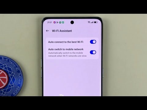 Automatically switches to cellular network when Wi-Fi signal is weak on OPPO Reno8 T 5G Android 14
