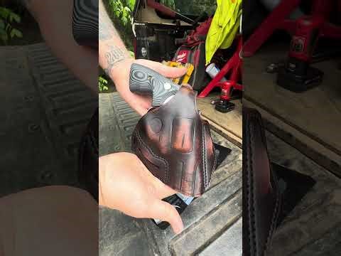 Colt Python 1791 gunleather holster unboxing