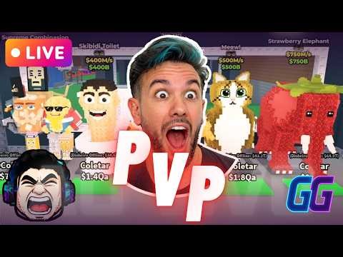 🔴PVP CONTRA INSCRITOS NO ROUBE UM BRAINROTS AO VIVO! 🔴