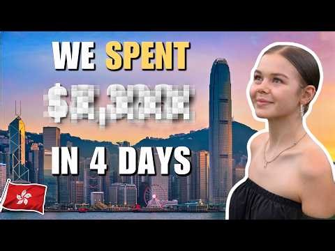 We spent THIS much in Hong Kong for 4 days 🤯