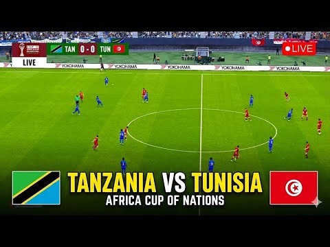 🔴LIVE: TANZANIA VS TUNISIA | AFRICA CUP OF NATIONS 2025 | SIMULATION GAMEPLAY