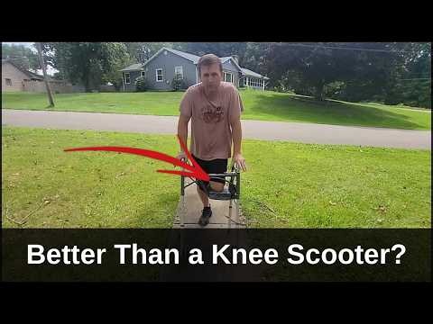 Caredgitz Walker Knee Sling Review & Testing | Cushioned Knee Rest Tool-Free Fit (No Crutches!)