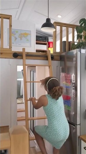 When you have a Tiny House, but the kids live upstairs #shorts