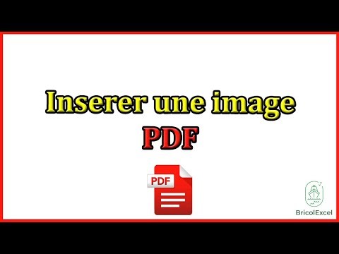Comment inserer une image sur pdf