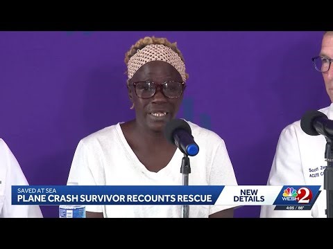 'Didn't think we were gonna live': Plane crash survivor recounts ocean landing off Florida coast