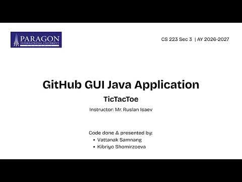 JavaFX | Tic-Tac-Toe Game | Live Coding & Game Demo