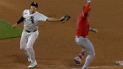 Mike Trout safe after challenge