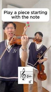 Play a piece starting with the note (or get hit!)