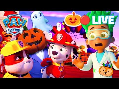 🔴 LIVE | Halloween Marathon With The PAW Patrol 🎃 | Compilation | PAW Patrol
