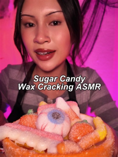 BTS Wax Cracking ASMR: Halloween Sugar Candy Clay Cracking