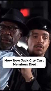 How New Jack City Cast Members Died #celebrity #hollywood #actor #singer #shorts