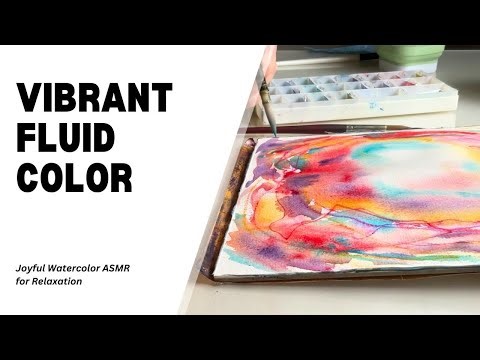 Fluid Watercolors ASMR | Watch the Magic Happen