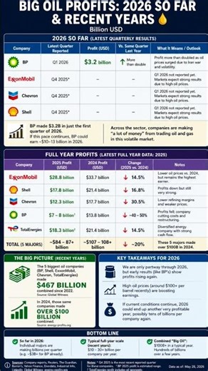 Big Oil Profits Explained: How Companies Made BILLIONS in 2026