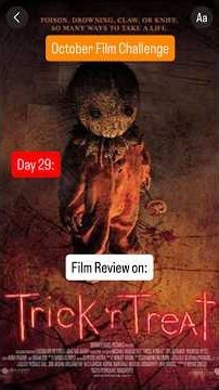 October Film Marathon Challenge Day 29: Trick 'r Treat