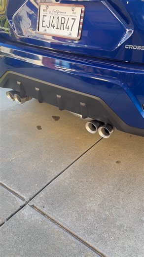 Axleback Exhaust - 2024+ Crosstrek - 5" Muffler - Quad Exit video review