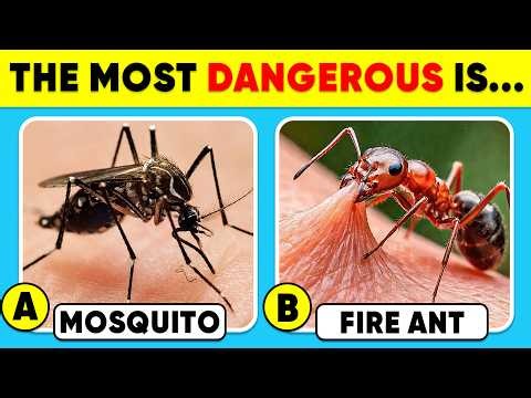 How Well Do You Know Animals? 🦟🐜😱 General Knowledge Trivia Quiz