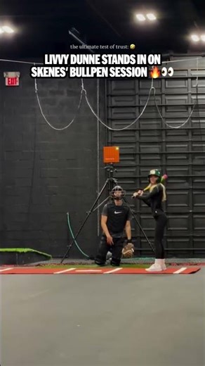 How can you not be romantic about baseball? (Paul Skenes vs. Livvy Dunne at-bat!)