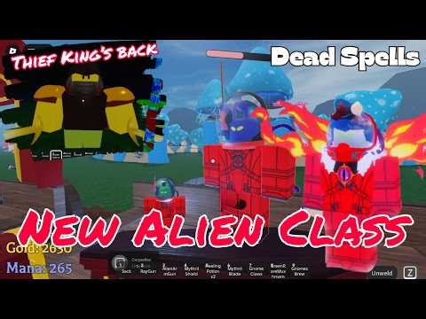 NEW Alien Class is BROKEN?! Easy Boss Kills & Glorble | How to unlock Alien and Thief Class?
