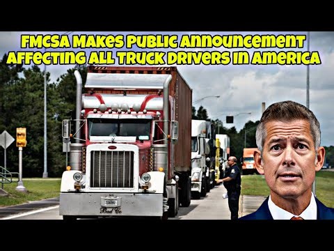 FMCSA Makes Public Announcement Affecting All Truck Drivers! GOVT. Pauses CDL Reissue?