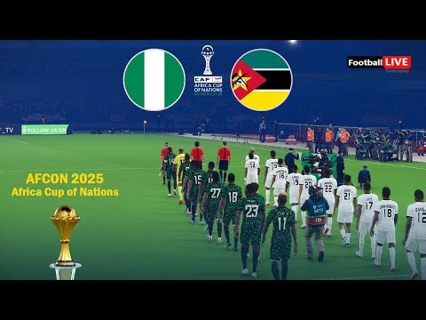 NIGERIA vs MOZAMBIQUE - Africa Cup of Nations 2025 AFCON | Full Match All Goals | Simulation PES