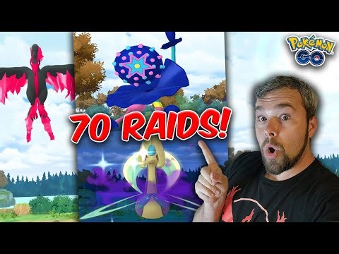70 Shiny Blacephalon & Shadow Cresselia Raids & THIS Is What We Got! (Pokémon GO)