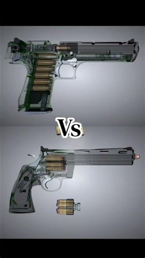 Desert eagle Pistol Vs Colt python Revolver