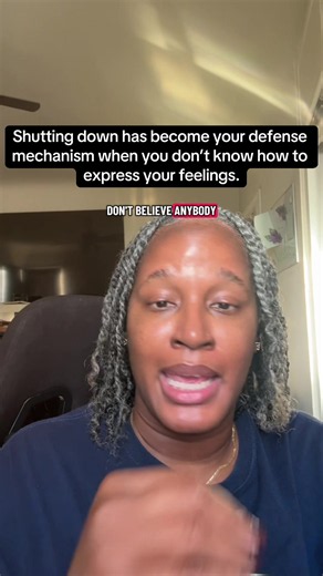 Shutting down can become your defense mechanism when you don’t know how to express your feelings or you’re afraid of how somebody might respond. And I notice three things women often say when they explain why they shut down. 1. “I shut down because nobody ever listens to me.” I understand how frustrating it can be to feel unheard. But you also have to recognize when you’re assuming somebody won’t listen before you’ve even given them an opportunity to hear you. 2. “I shut down because if I start 