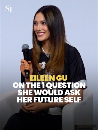 🤔 What question would Olympic freestyle skiing champion Eileen Gu ask her future self? The 23-year-old made an appearance at the KFF Inspiring Women Leadership Series at SMU where she discussed sport, success and uplifting others. #elieengu #skiing #women