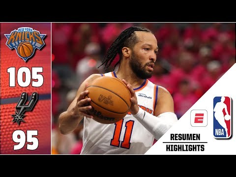 NEW YORK KNICKS 105-95 SAN ANTONIO SPURS | Finales de NBA Juego 1 | Highlights | Resumen