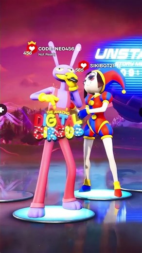 TADC: Pomni & Jax Mask Dance🤹‍♀️🎪#shorts