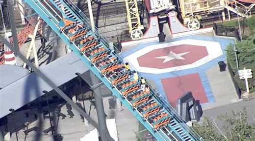 Man dies after falling off roller coaster at Six Flags Over Georgia