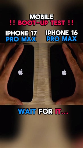⚡🔥 iPHONE 17 PRO MAX VS iPHONE 16 PRO MAX – ULTIMATE BOOT-UP TEST!! 🚀📱